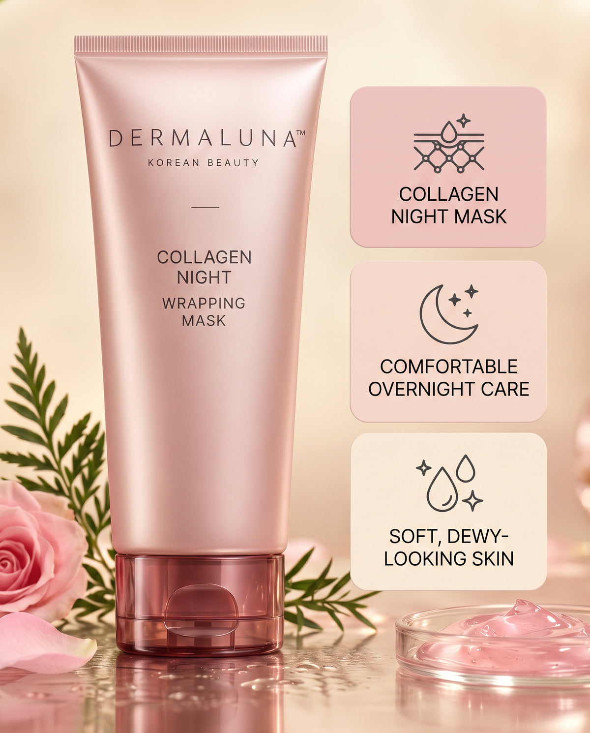 Dermaluna™ Moonveil Collagen Sleeping Mask