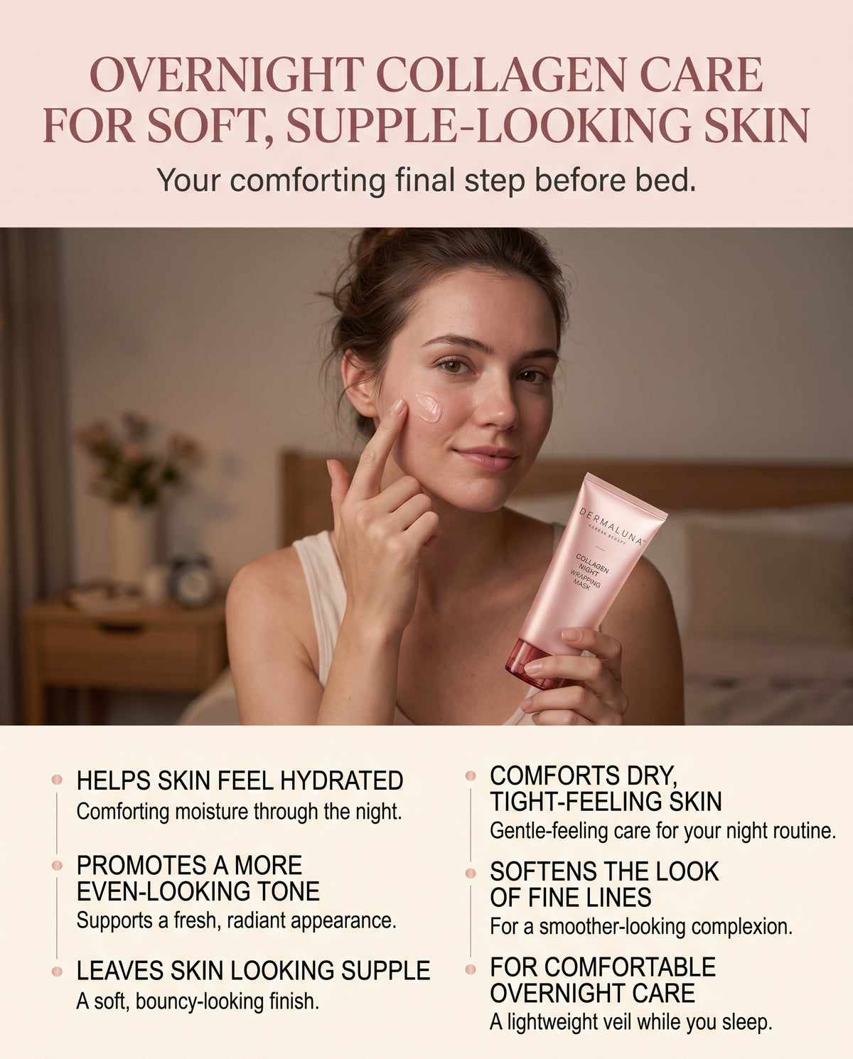 Dermaluna™ Moonveil Collagen Sleeping Mask