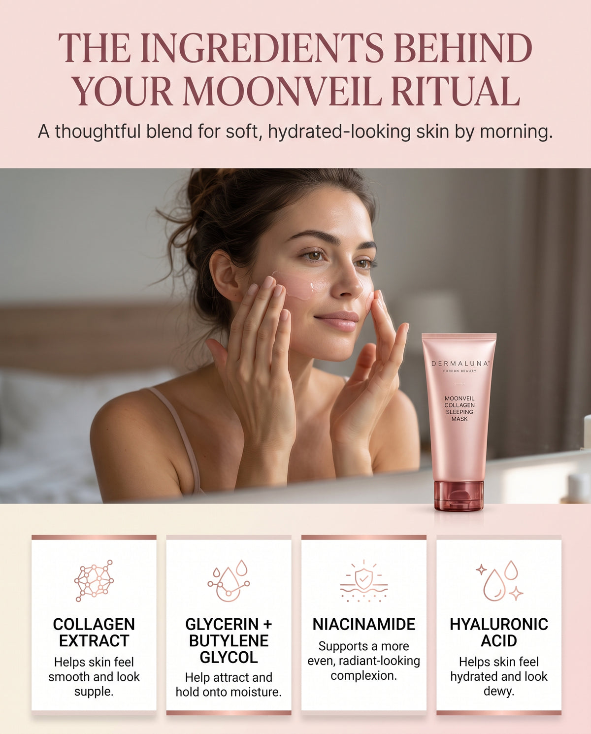 Dermaluna™ Moonveil Collagen Sleeping Mask