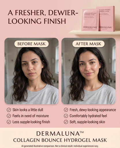 Dermaluna™ Collagen Bounce Hydrogel Mask