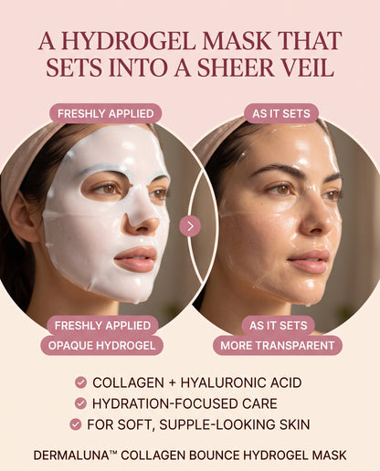 Dermaluna™ Collagen Bounce Hydrogel Mask