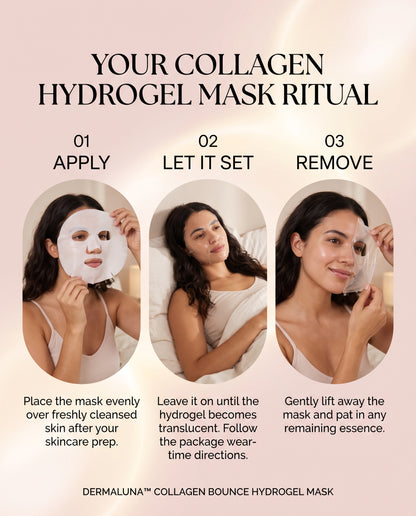 Dermaluna™ Collagen Bounce Hydrogel Mask