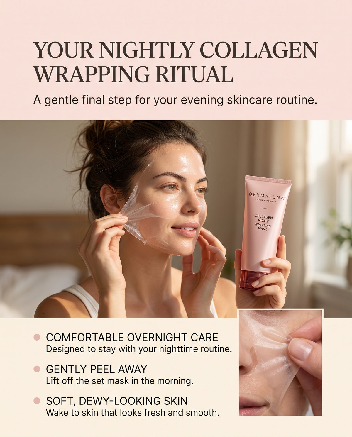 Dermaluna™ Moonveil Collagen Sleeping Mask