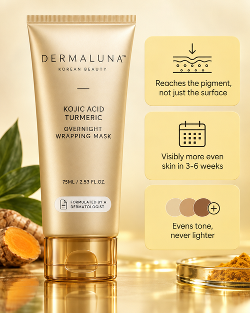 Dermaluna™ Kojic Acid & Turmeric Overnight Glow Mask