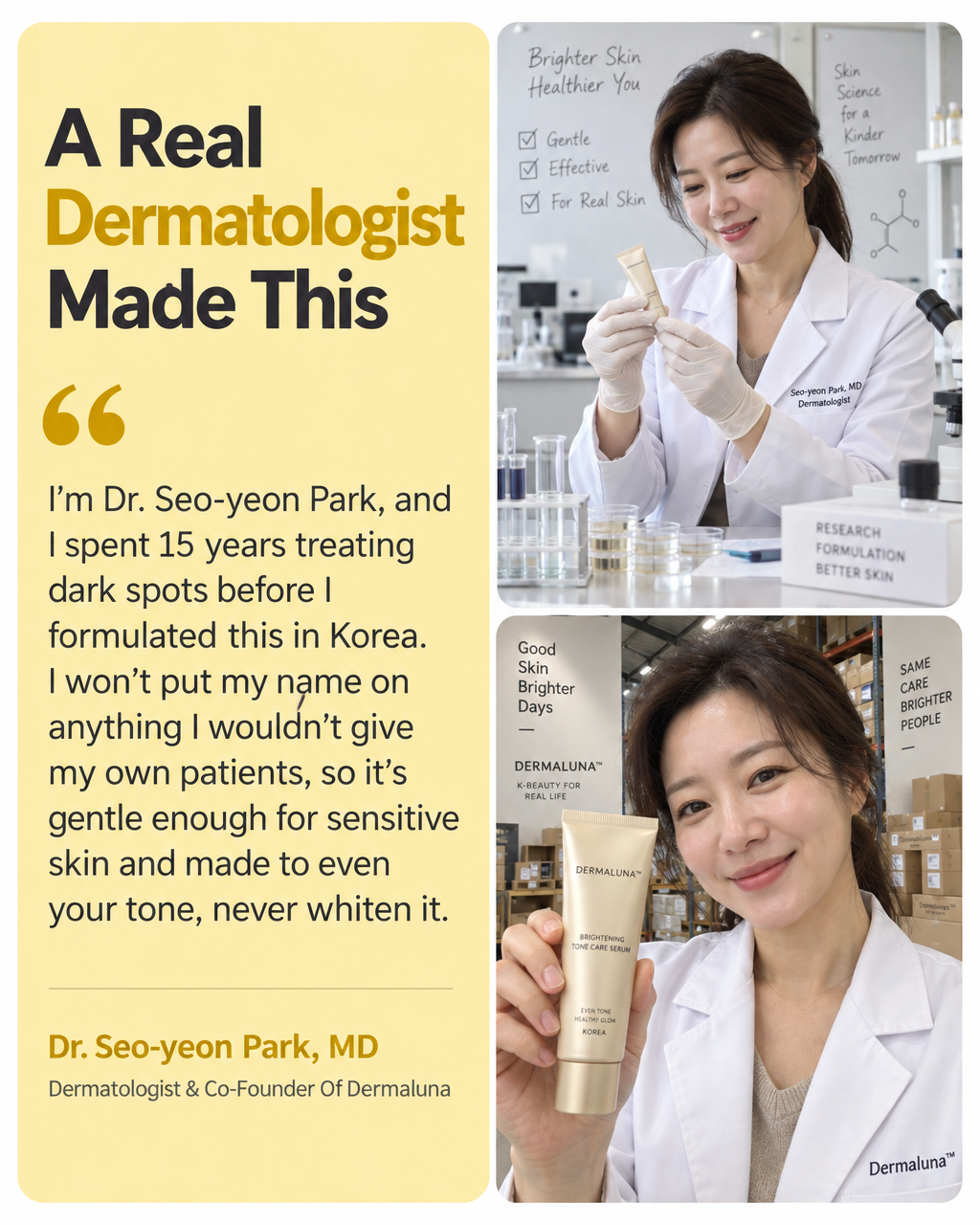Dermaluna™ Kojic Acid & Turmeric Overnight Glow Mask