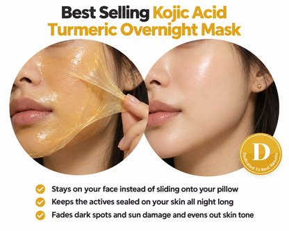 Dermaluna™ Kojic Acid & Turmeric Overnight Glow Mask